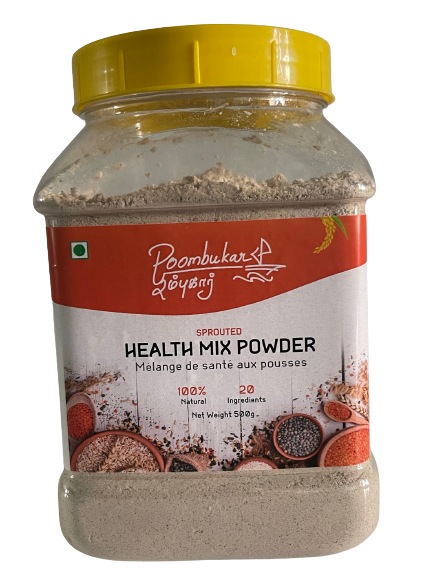 Poombukar 100%  Natural Sprouted Health mix Powder 500 grams