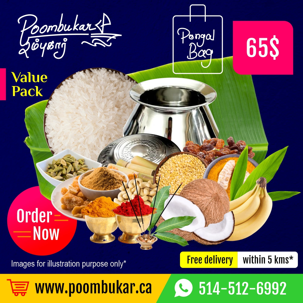 Poombukar Happy Pongal Seer 2024 - Pack économique